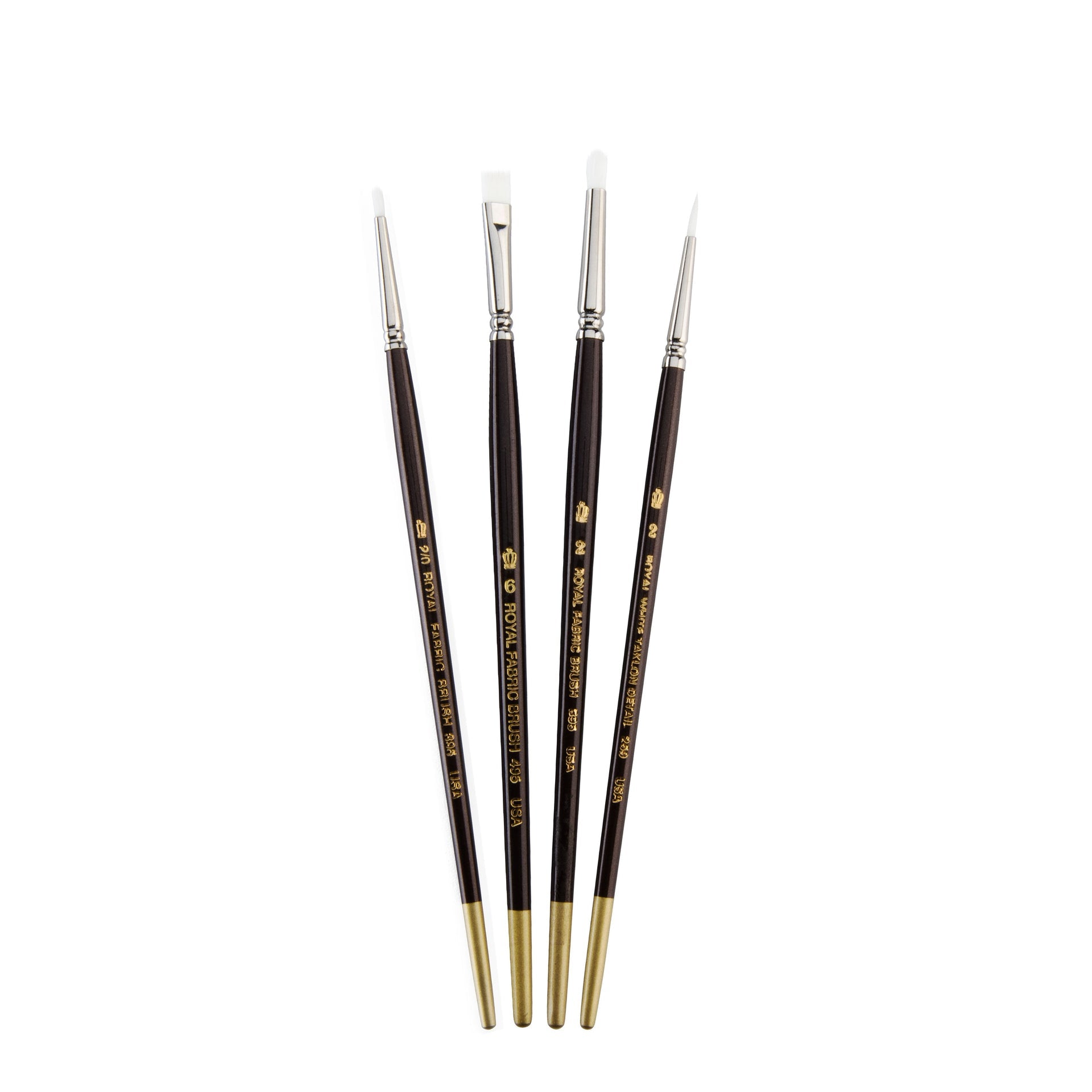 RSET-RF5 | White Taklon™ 4pc Beginner Brush Set – Royal & Langnickel