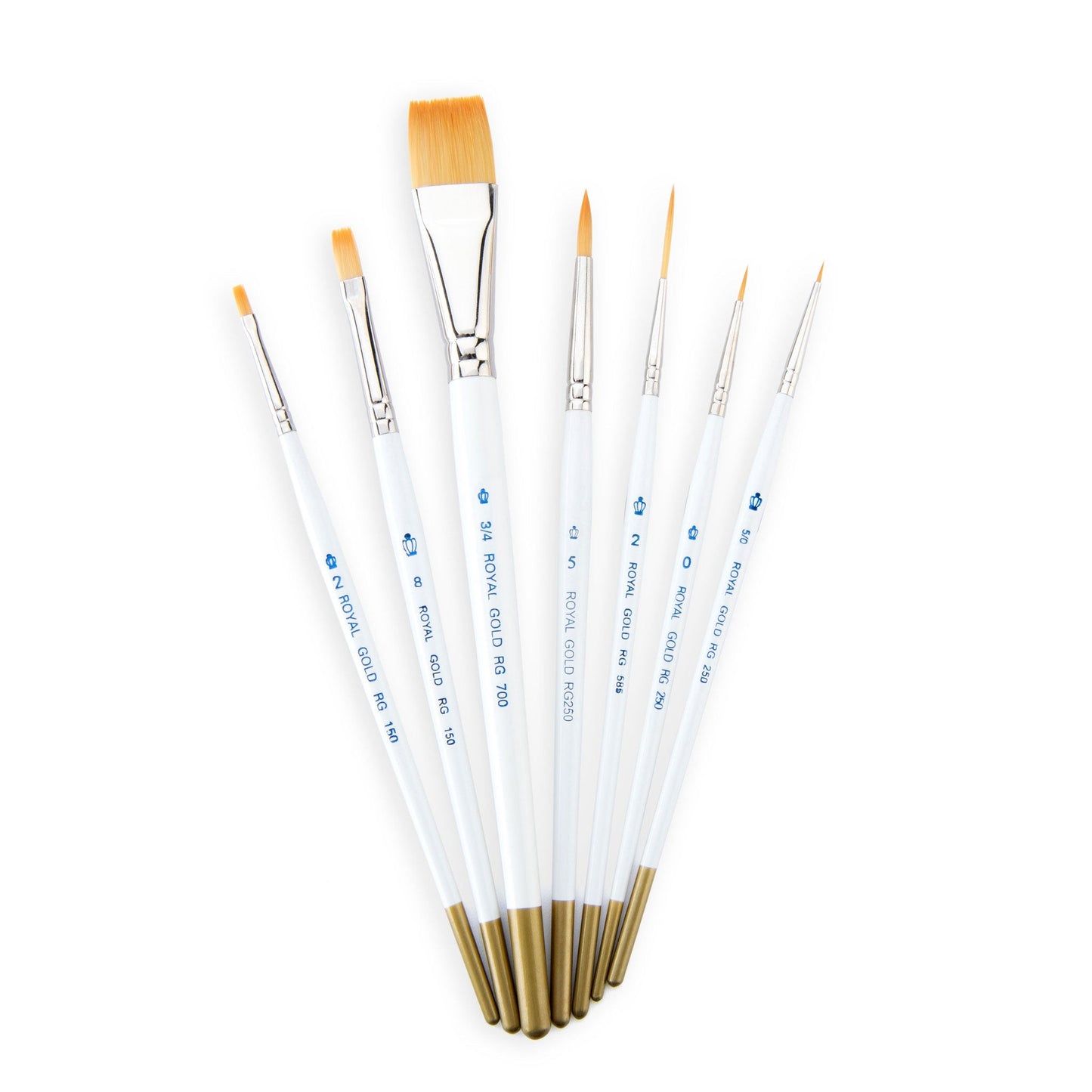 RSET-TK7 - Royal Gold™ 7pc Assorted Brush Set glam 3