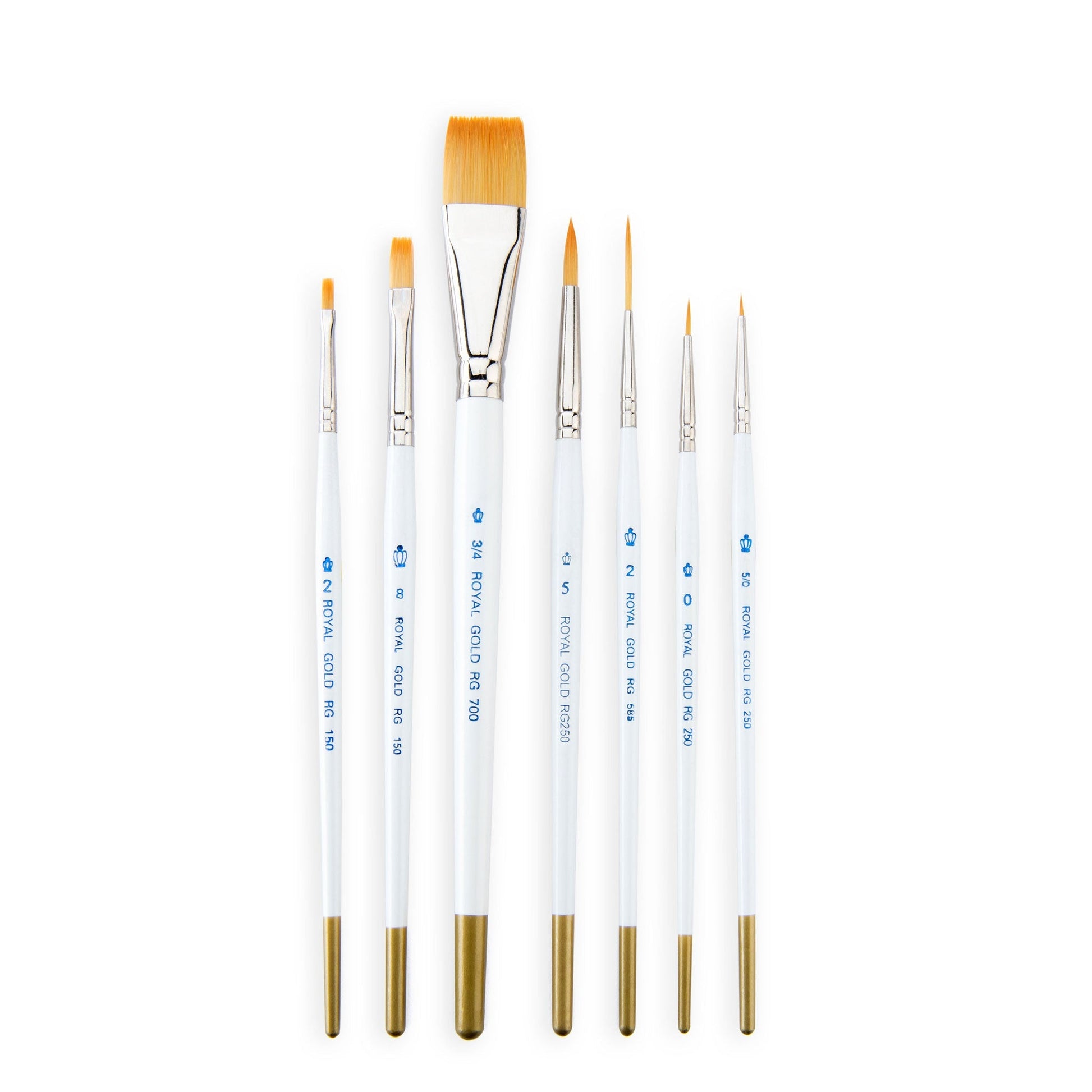 RSET-TK7 - Royal Gold™ 7pc Assorted Brush Set