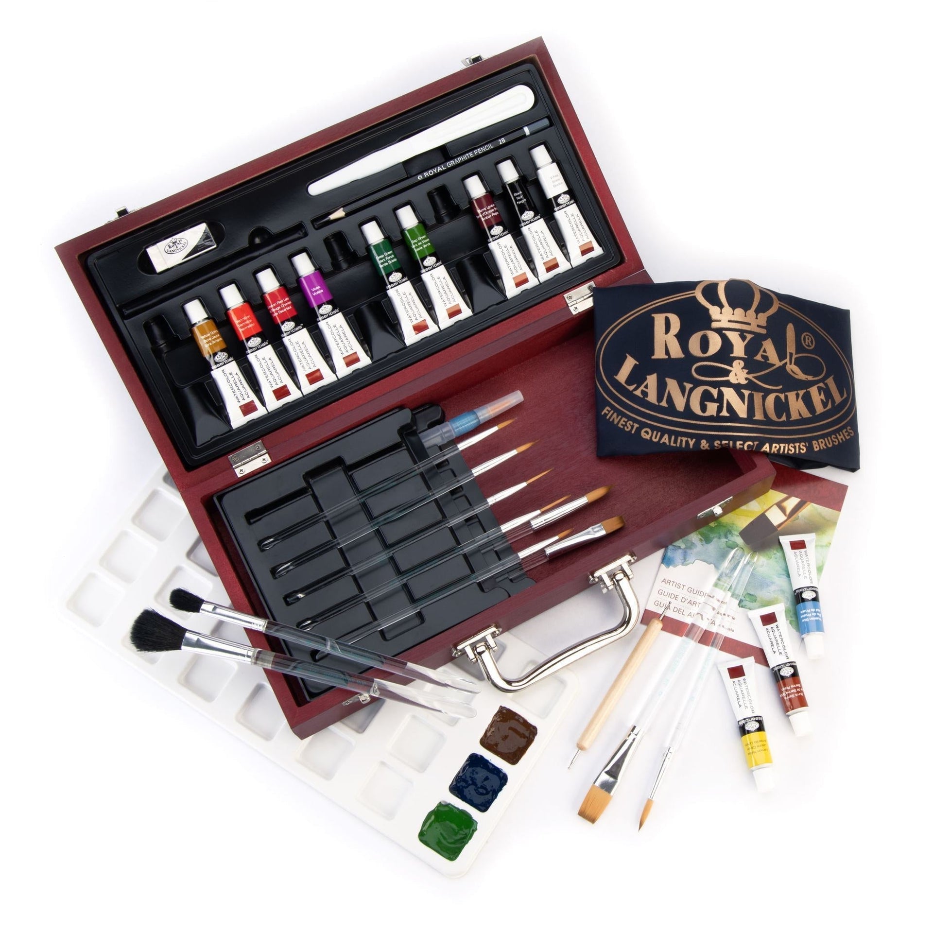RSET-WAT2000 - Essentials™ 32pc Watercolor Painting Travel Art Set glam 3