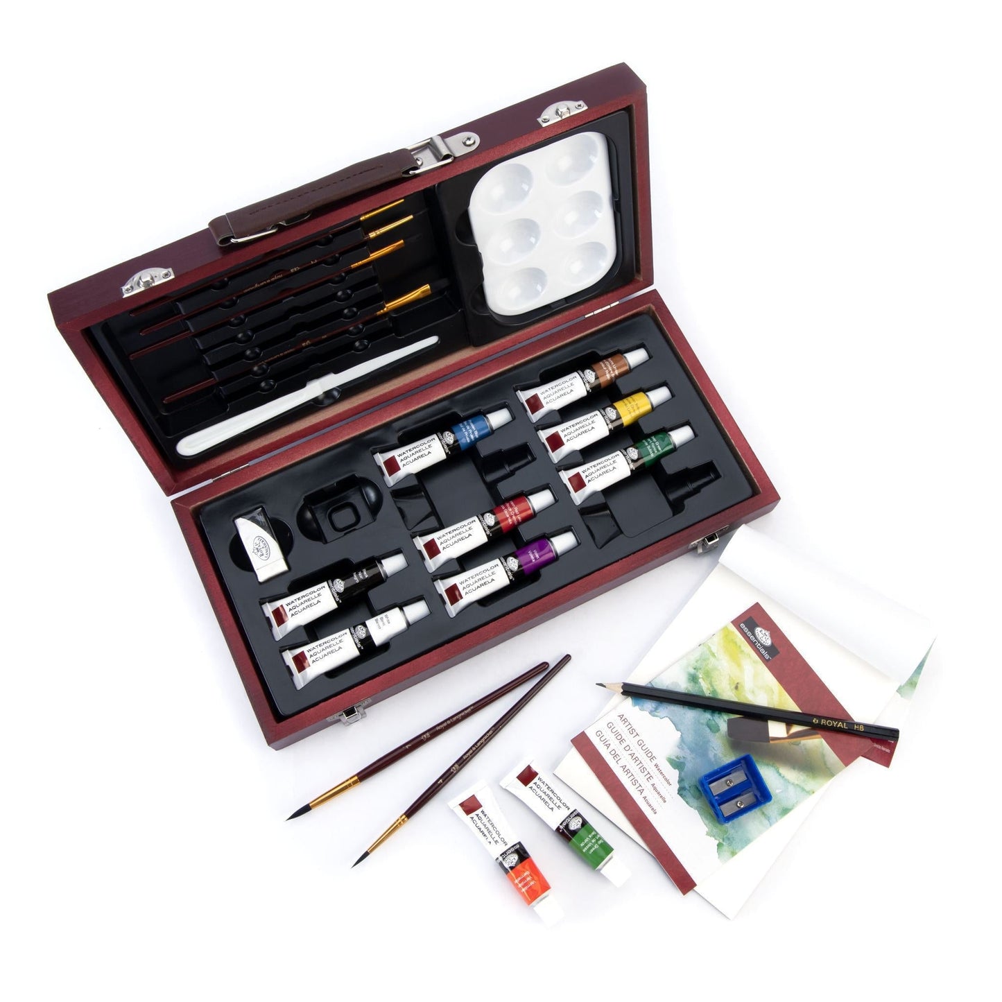 RSET-WAT3000 - Essentials™ 24pc Watercolor Painting Travel Art Set glam 3