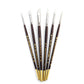 RSET-WFIL/ANG - White Taklon™ 6pc Filbert/Angular Brush Set brushes