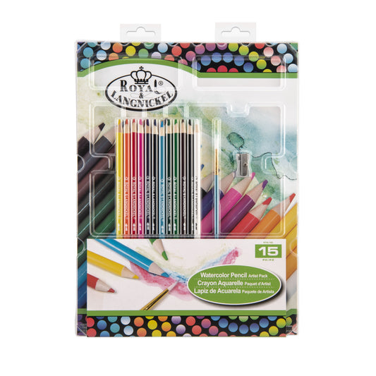 RTN-105 - Watercolor Pencil Artist Pack - 15pc packaging front