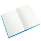 RTN-117 - Hardbound Sketchbook - 8.5" x 5.75" - Blue open