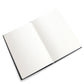 RTN-118 - Hardbound Sketchbook - 8.5" x 5.75" - Black open