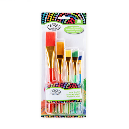 RTN-135 - Artist Brush Set - 5pc packaging front