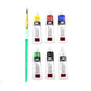 RTN-145 - Watercolor 6 ml Paint with Brush - 7pc