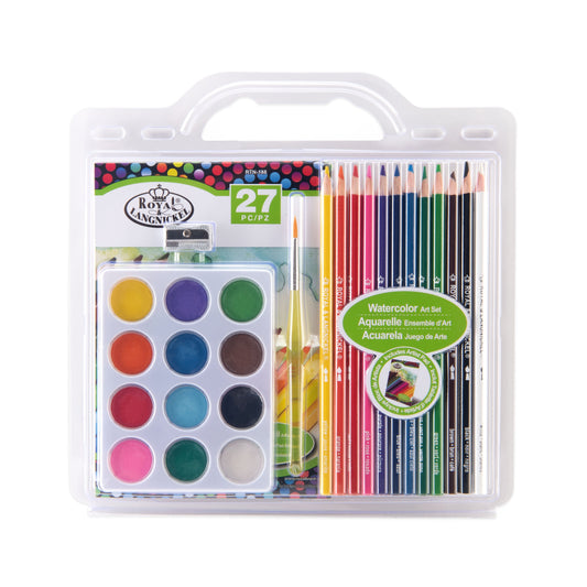 RTN-148 - Watercolor Pencil Set - 27pc packaging front