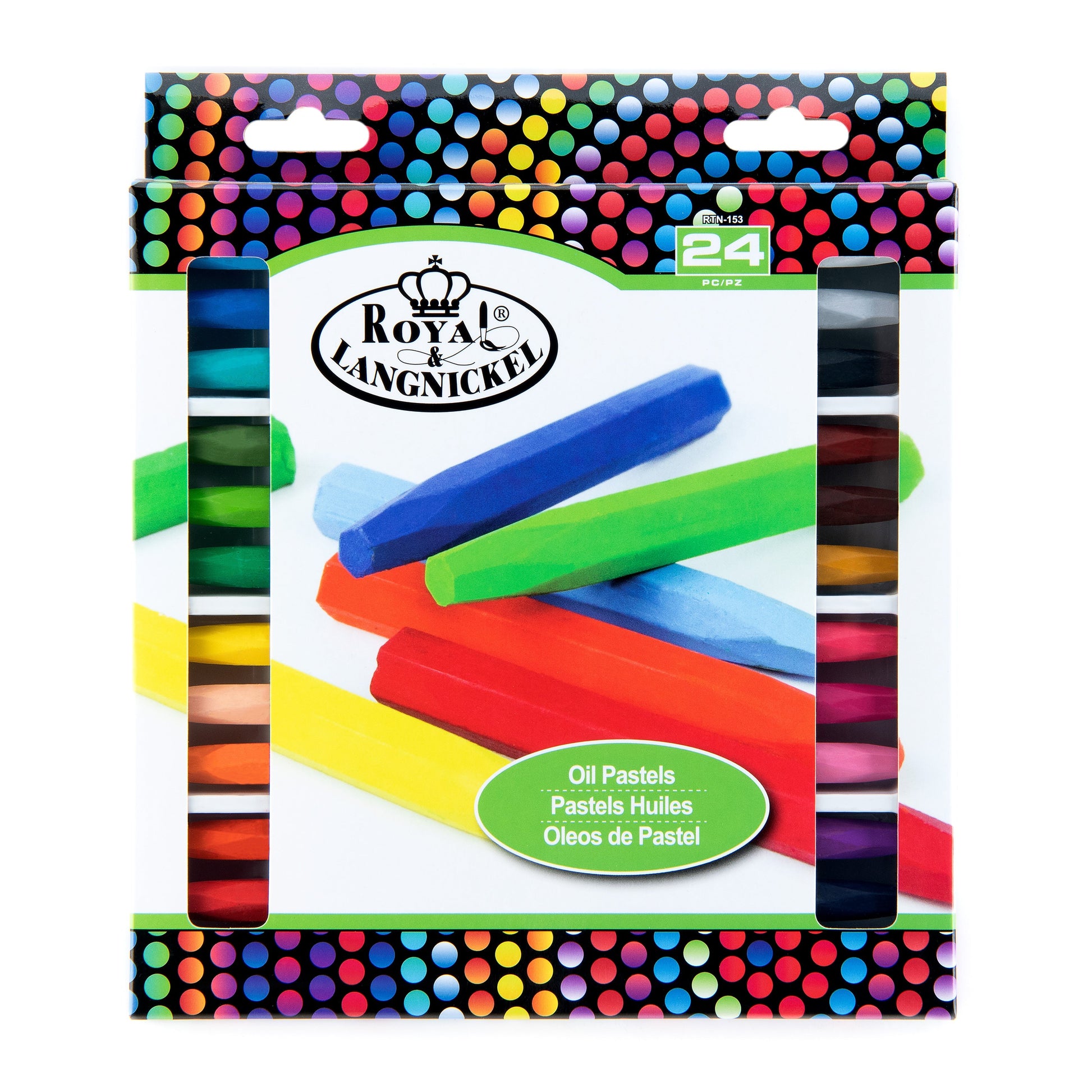 RTN-153 - Oil Pastels - 24pc packaging front