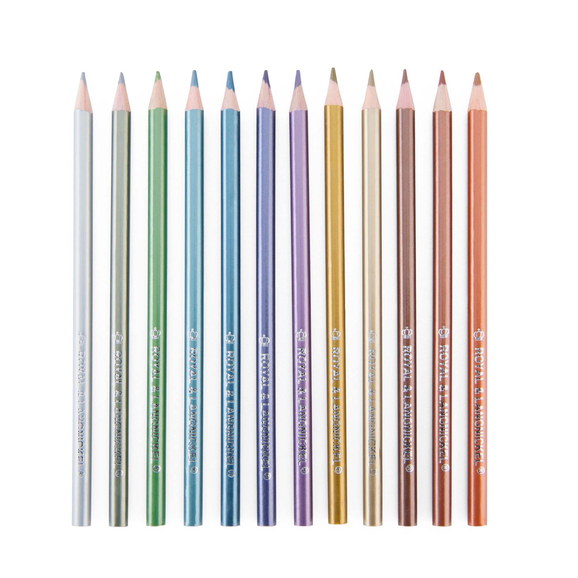 RTN-157 - Metallic Colored Pencils - 12pc