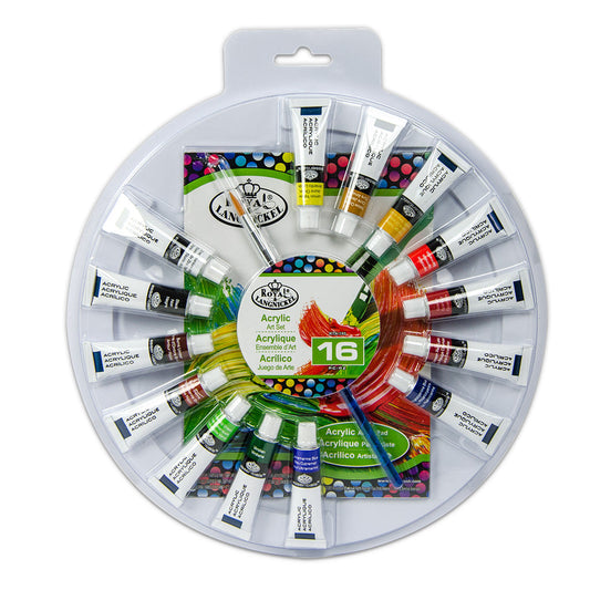 RTN-180 - Acrylic Color Wheel Art Set - 16pc