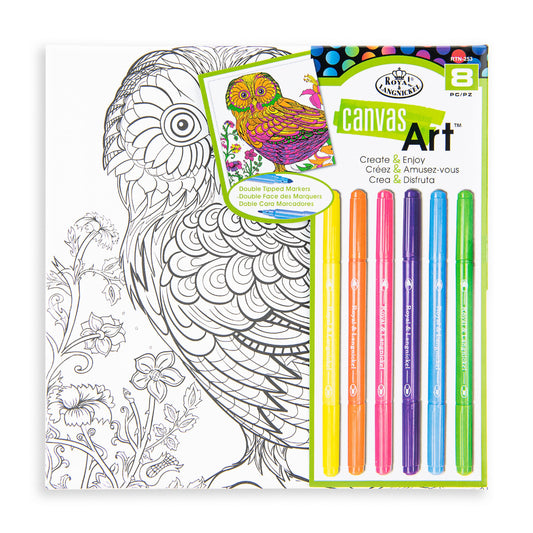 RTN-253 - Canvas Art™ 8pc Marker Art Set packaging front