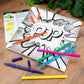 RTN-267 - Canvas Art™ 8pc Double-Tipped Markers "Pop" Art Set glam