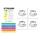 RTN-268 - Canvas Art™ 8pc Double-Tipped Markers "Teacups" Art Set