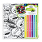 RTN-269 - Canvas Art™ 8pc Double-tipped Markers "Bottle Caps" Project packaging front