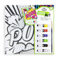 RTN-272 - Canvas Art™ 9pc Acrylic Painting "Pow!" Art Set packaging front