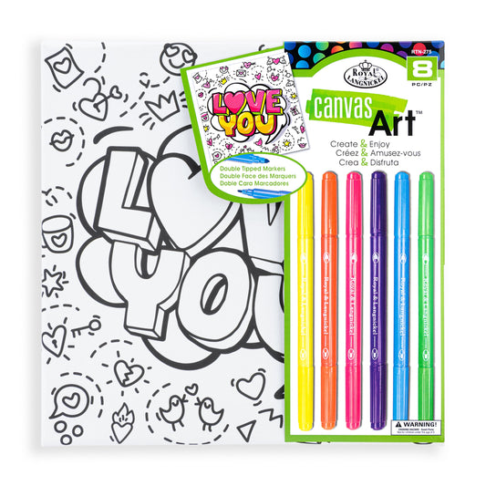 RTN-275 - Canvas Art™ Markers Love You package front