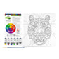 RTN-280 - Canvas Art™ Paint Colorful Tiger