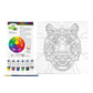 RTN-280 - Canvas Art™ Paint Colorful Tiger