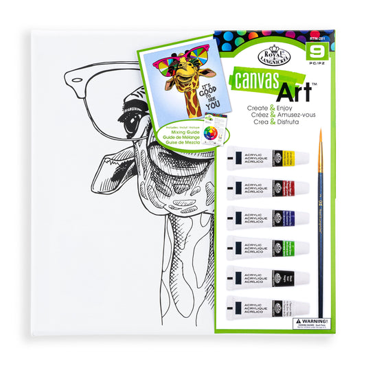 RTN-281 - Canvas Art™ Paint Giraffe package front