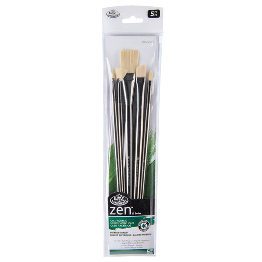 RZEN-SET331 - zen™ 33 Series 5pc Long Handle Variety Brush Set packaging front