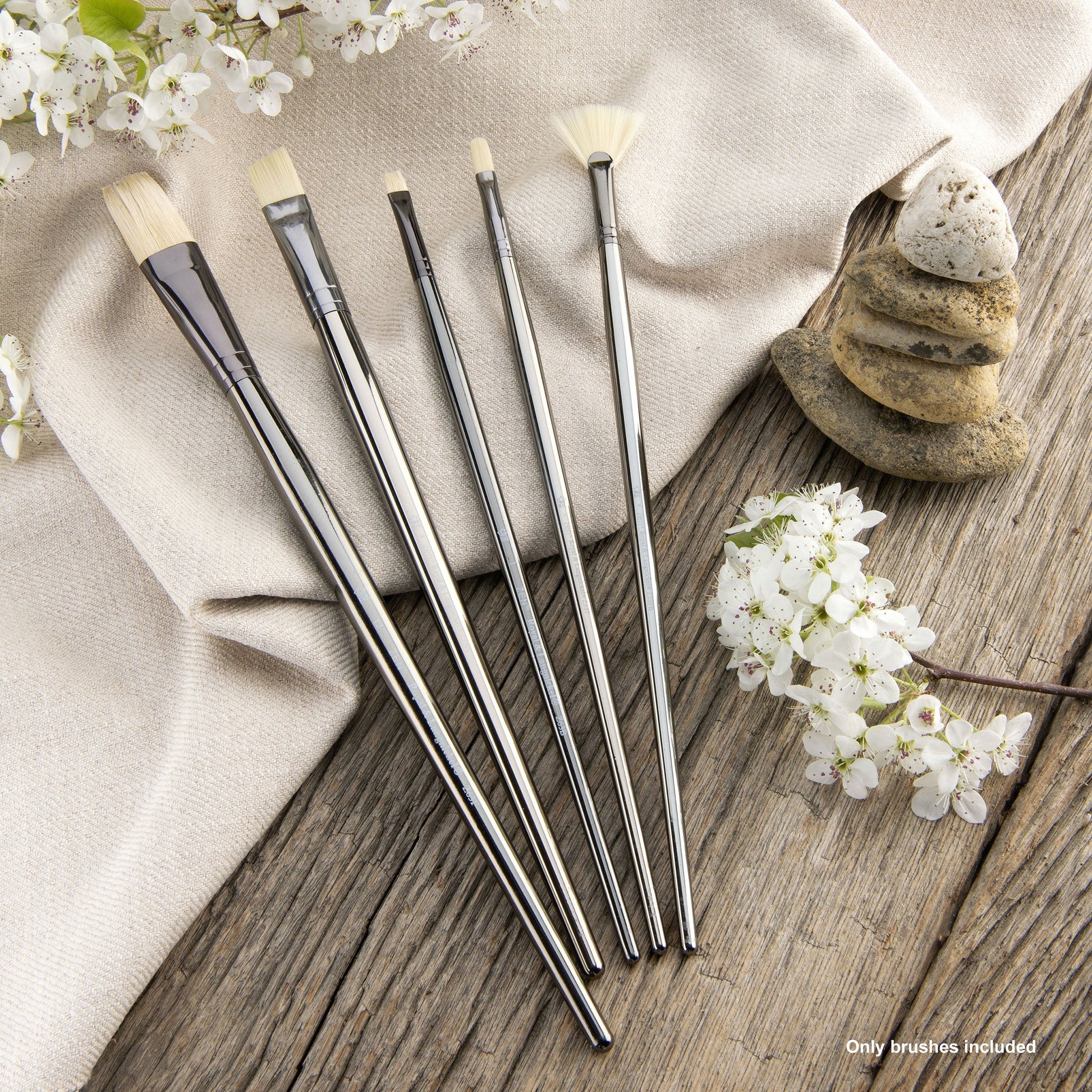 RZEN-SET331 - zen™ 33 Series 5pc Long Handle Variety Brush Set glam 1