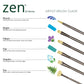 RZEN-SET331 - zen™ 33 Series 5pc Long Handle Variety Brush Set infographic 2