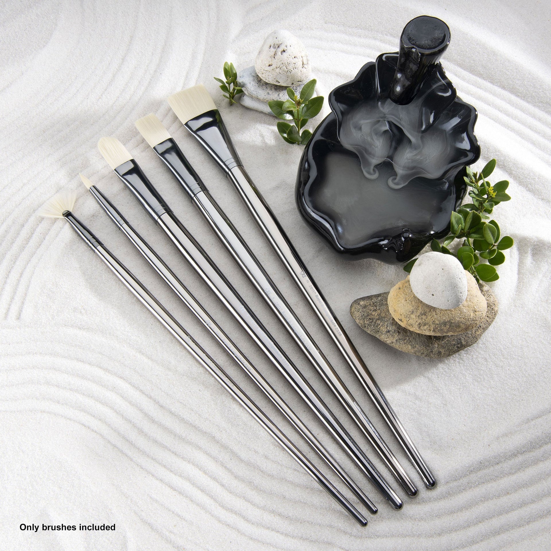RZEN-SET332 - zen™ 33 Series 5pc Long Handle Variety Brush Set glam 2