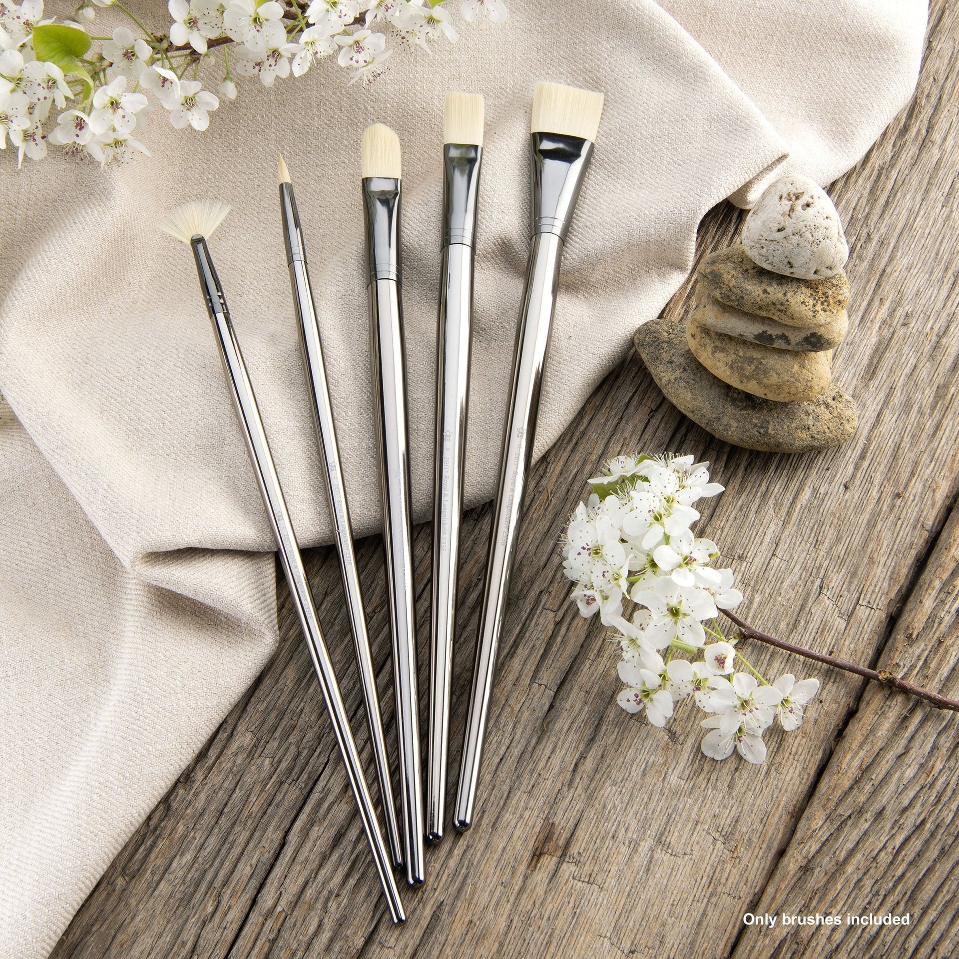 RZEN-SET332 - zen™ 33 Series 5pc Long Handle Variety Brush Set glam 1