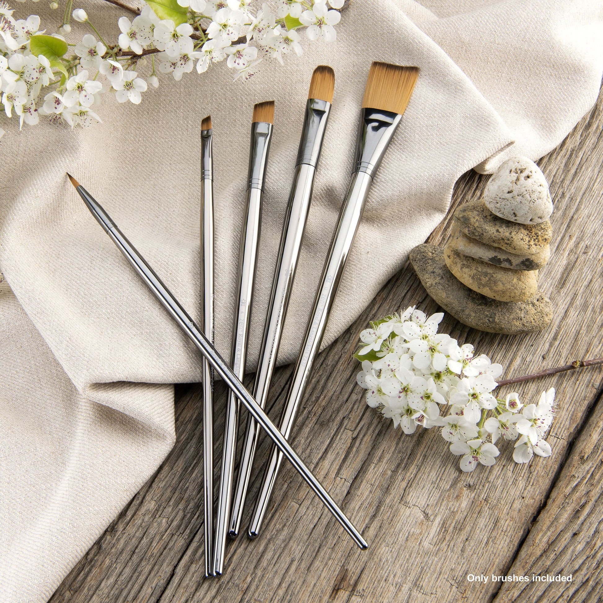 RZEN-SET431 - zen™ 43 Series 5pc Long Handle Variety Brush Set glam 1