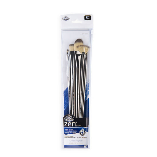 RZEN-SET531 - zen™ 53 Series 5pc Long Handle Variety Brush Set packaging front