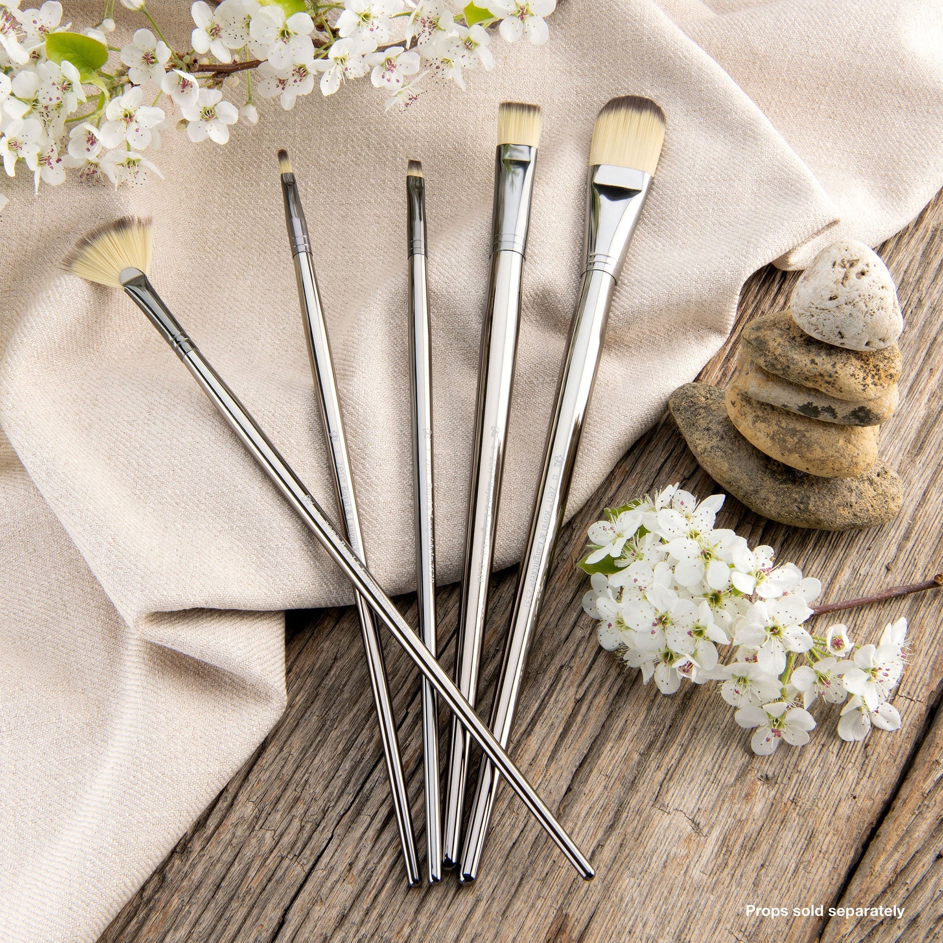 RZEN-SET531-ZP | zen™ 53 Series 5pc Long Handle Variety Brush Set