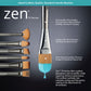 RZEN-SET732 - zen™ 73 Series 5pc Standard Handle Variety Brush Set infographic 1