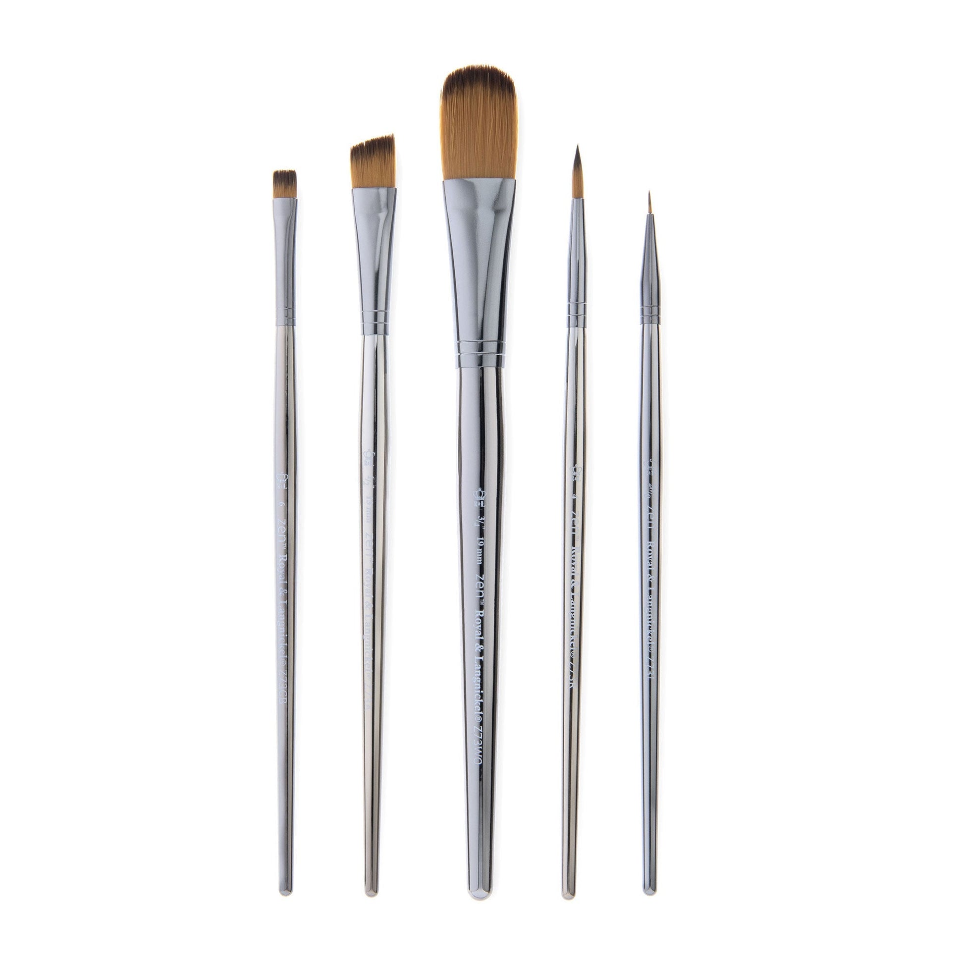 RZEN-SET740 - zen™ 73 Series 5pc Standard Handle Variety Brush Set