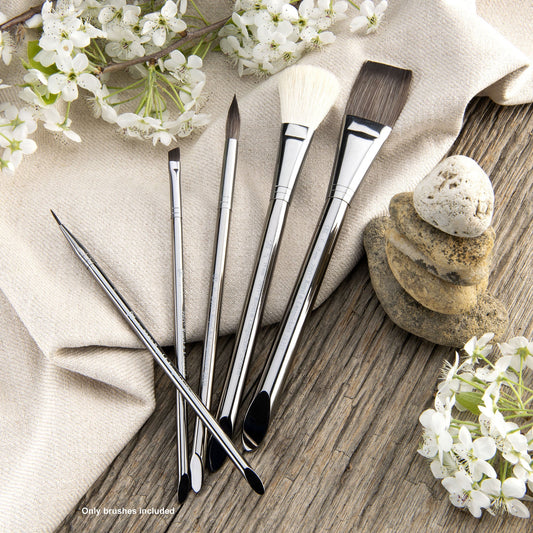 RZEN-SET831-ZP | zen™ 83 Series 5pc Standard Handle Variety Brush Set