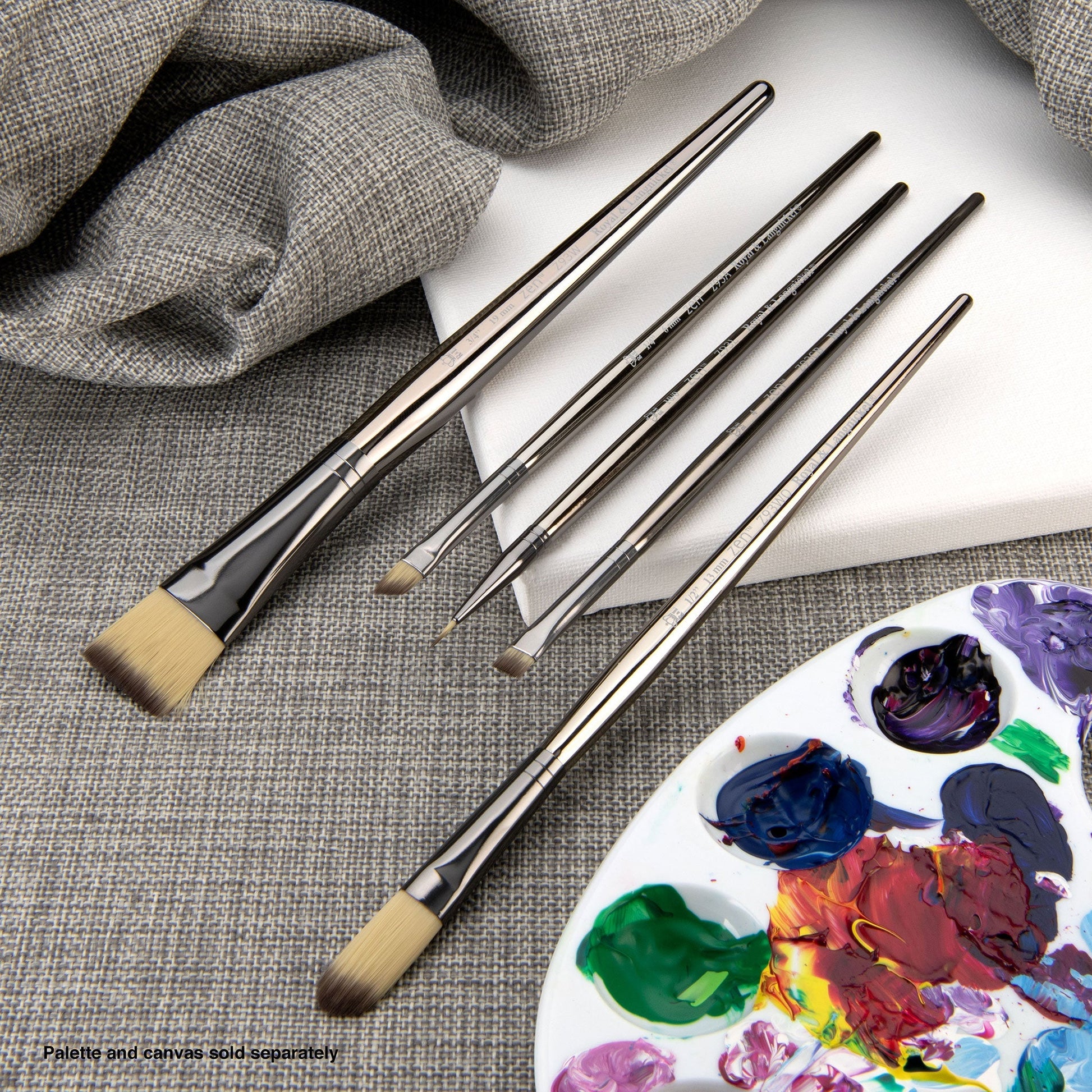 RZEN-SET931 - zen™ 93 Series 5pc Standard Handle Variety Brush Set glam 2