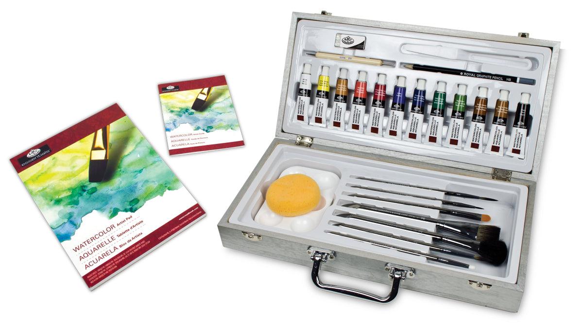 RZEN-WAT8301 | Essentials™ 29pc Watercolor Paint Zen Brush Travel Art Set