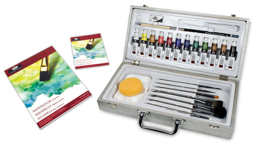 RZEN-WAT8301 | Essentials™ 29pc Watercolor Paint Zen Brush Travel Art Set