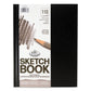 SKT8511-401 | 8.5" x 11" Black Sketchbook