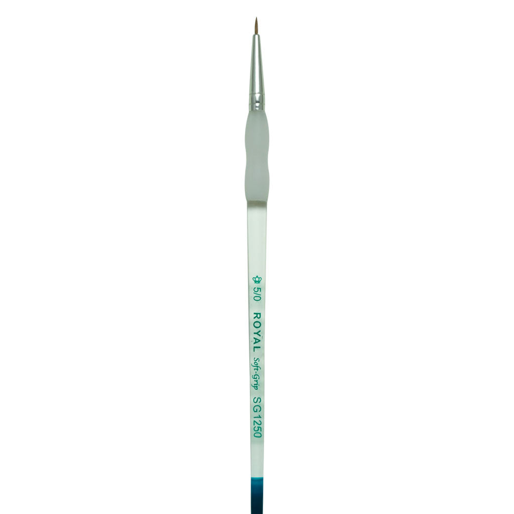 SG1250-5/0 - Soft-Grip™ Sable Standard Handle Detail Brush - 5/0