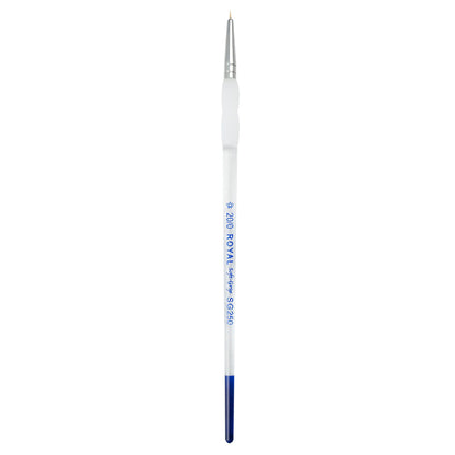 SG250-20/0 - Soft-Grip™ Golden Taklon Standard Handle Round Brush Size 20/0