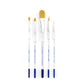 SG301 - Soft-Grip™ 5pc Golden Taklon Variety Brush Set