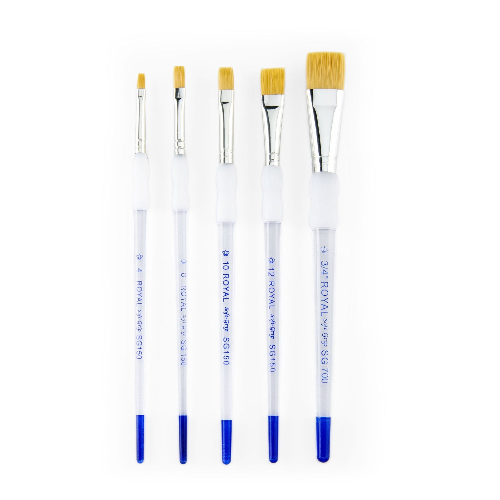 SG304 - Soft-Grip™ 5pc Golden Taklon Shader/Wash Brush Set