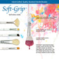 SG306 - Soft-Grip™ 5pc Texture Variety Brush Set infographic 1