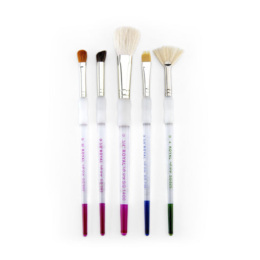 SG306 - Soft-Grip™ 5pc Texture Variety Brush Set