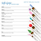 SG311 - Soft-Grip™ 5pc Synthetic Sable Variety Brush Set infographic 2