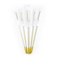 SG315 - Soft-Grip™ 5pc White Taklon Variety Brush Set glam 3