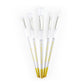 SG315 - Soft-Grip™ 5pc White Taklon Variety Brush Set glam 3