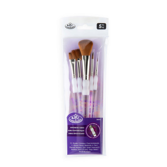 SG316 - Soft-Grip™ 5pc Synthetic Sable Variety Brush Set packaging front