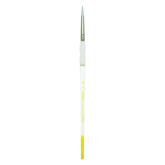 SG4000-2 - Soft-Grip™ White Taklon Round Brush - 2